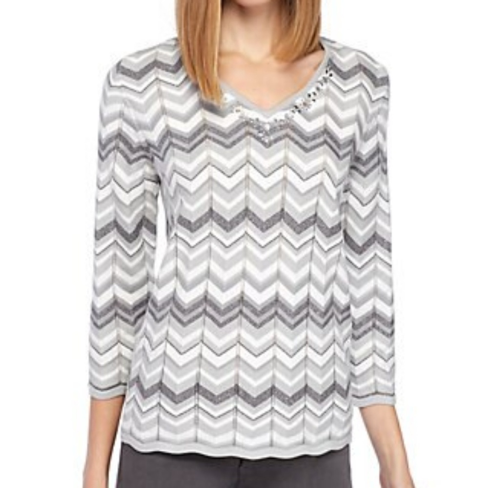 NWT ALFRED DUNNER * SWEATER - Picture 2 of 8